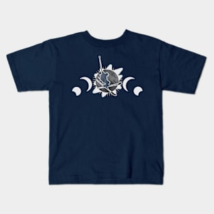 Skier Eclipse Kids T-Shirt